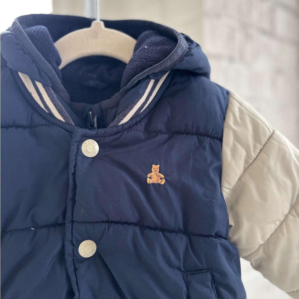 Baby Gap Puffer Jacket | 12–18M | Navy